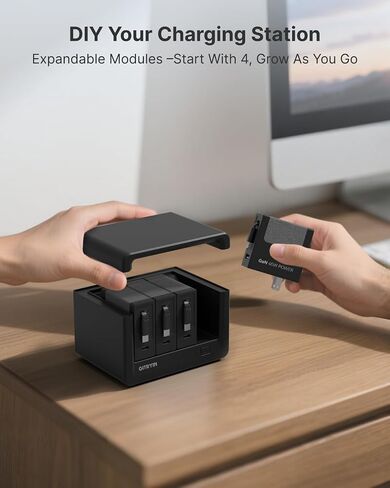 Gitryin 12-in-1 Desktop Charging Station, 160W USB Retractable GaN Charger in Kuwait