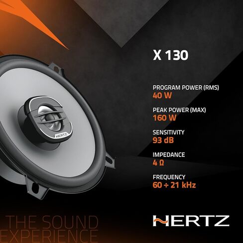 HERTZ UNO Series X-130 5.25" Two-Way Coaxial Speakers (Pair) in Kuwait