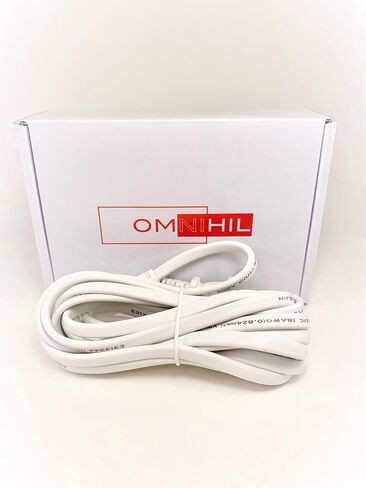 OMNIHIL 10ft White AC Power Cord Compatible with Bose - TV Speaker Bluetooth Soundbar Model:838309-1100 in Kuwait