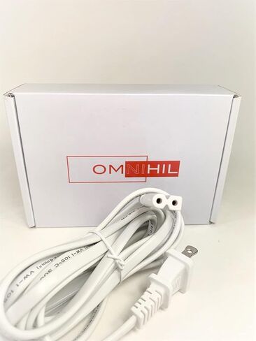 OMNIHIL 10ft White AC Power Cord Compatible with Bose - TV Speaker Bluetooth Soundbar Model:838309-1100 in Kuwait