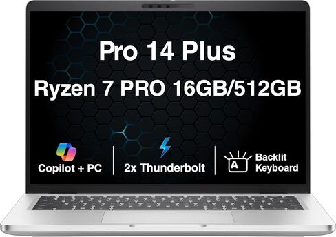 Dell Pro 14 Plus Business Laptop (Next Gen Latitude 5450) 14.0" IPS FHD+ in Kuwait