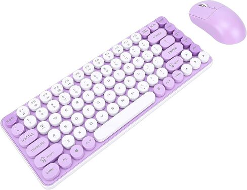 Asixxsix Wireless Keyboard and Mouse Combo, 85 Key in Saudi Arabia