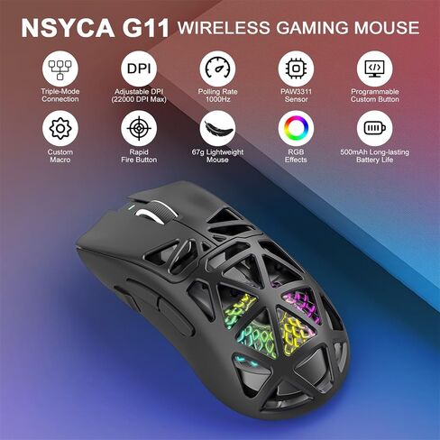 WIN68 HE Hall Effect Gaming Keyboard and G11 Gaming Mouse 22000 DPI for PC & Mac in Kuwait