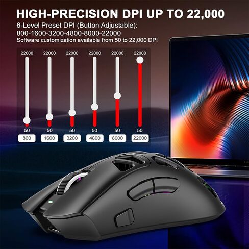 WIN68 HE Hall Effect Gaming Keyboard and G11 Gaming Mouse 22000 DPI for PC & Mac in Kuwait