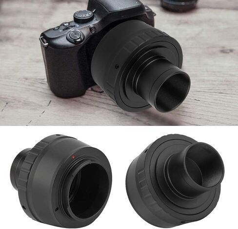 T2-NX Camera Lens Adapter Ring 1.25 Inch Aluminum Alloy Adjustable Metal Adapter for NX Mount Cameras and Telescope Eyepiece Port in Kuwait