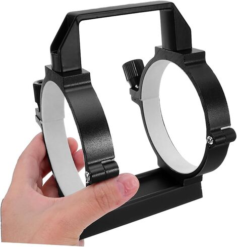 Uonlytech Metal Telescope Tube Clamp Ring with Quickrelease Design and Secure Stable Mounting, M6 and 1/4 Thread Hole, for Lunar Observation and Stargazing in Kuwait