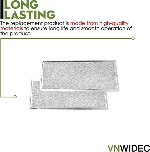 2PC Microwave Grease Filters for Kenmore 401.85043210 401.85043310 in Saudi Arabia