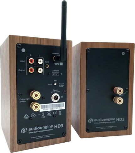 سماعات الكمبيوتر اللاسلكية Audioengine A2 HD (HD3) - سطح مكتب بلوتوث in Saudi Arabia