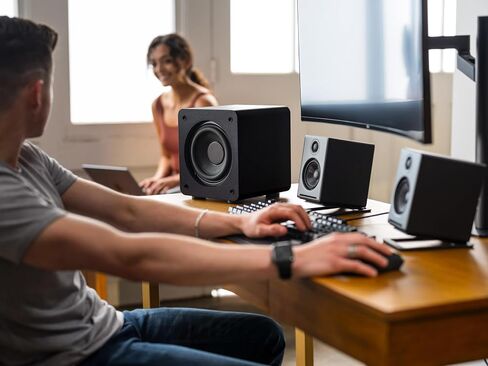 سماعات الكمبيوتر اللاسلكية Audioengine A2 HD (HD3) - سطح مكتب بلوتوث in Saudi Arabia