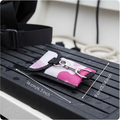 Nylon Diving Diving Hook Scuba Gear Stainless Steel Single Head Hook Hook-and-Loop Fast Release Storage Pouch Suitable for Underwater Photography Diving Observation, Color to 12 in Saudi Arabia