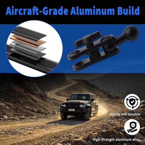 0.67" / 17mm Ball Mount Extension,360° Rotatable Ball Mount Arm in Saudi Arabia