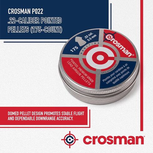 Crosman P022 .22-Caliber Pointed Pellets (175-Count) in Saudi Arabia
