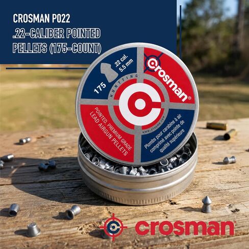 Crosman P022 .22-Caliber Pointed Pellets (175-Count) in Saudi Arabia