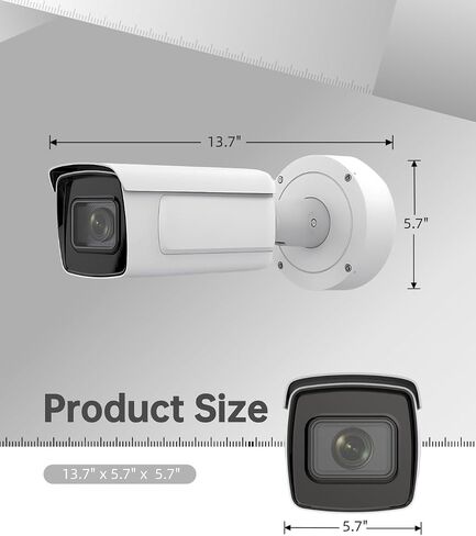 4MP PoE Security IP Camera - Compatible with Hikvision DS-2CD2643G0-IZS UltraHD Vari-Focal EXIR Bullet Weatherproof 2.8-12mm Motorized Lens in Kuwait