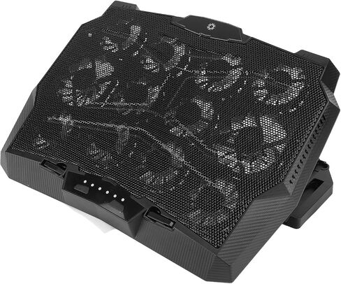 Laptop Cooling Pad High Speed 3500RPM with 12 Fans Adjustable Height for Home Office Laptops Lightweight Portable Stand in Kuwait