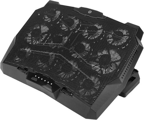 Laptop Cooling Pad High Speed 3500RPM with 12 Fans Adjustable Height for Home Office Laptops Lightweight Portable Stand in Kuwait