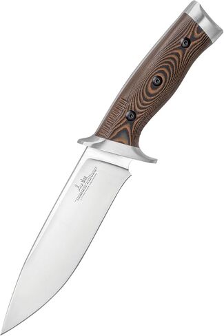 Gil Hibben Tundra Hunter Fixed Blade Knife – 420 HC Stainless Steel Blade, CNC Machined G10 Handle Scales, Stainless Steel Pommel – Rugged Hunting Knife for Outdoorsmen - 11" Overall in Kuwait