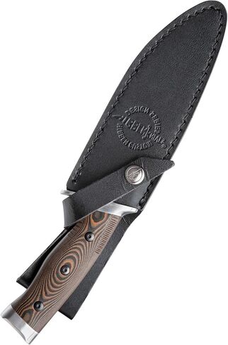 Gil Hibben Tundra Hunter Fixed Blade Knife – 420 HC Stainless Steel Blade, CNC Machined G10 Handle Scales, Stainless Steel Pommel – Rugged Hunting Knife for Outdoorsmen - 11" Overall in Kuwait