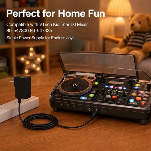 6V Power Adapter for VTech Kidi Star DJ Mixer 80-547300 80-547335 Replacement Power Supply Cord in Saudi Arabia