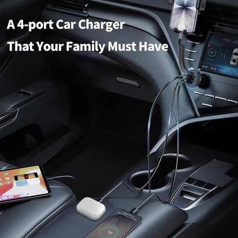 90W USB C Super Fast Car Charger for iPhone 17 Pro Max/Air/16/Android Phone in Kuwait