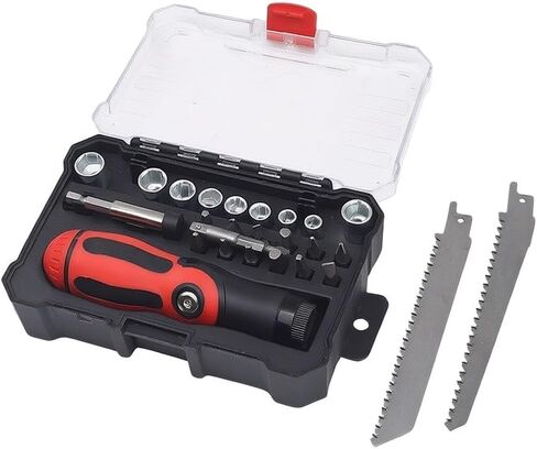 for versatile 26-Piece Hand Tool Kit with Magnetic Bits and Socket Wrench for Electronics Laptop Phone Glasses Repair Storage in Kuwait