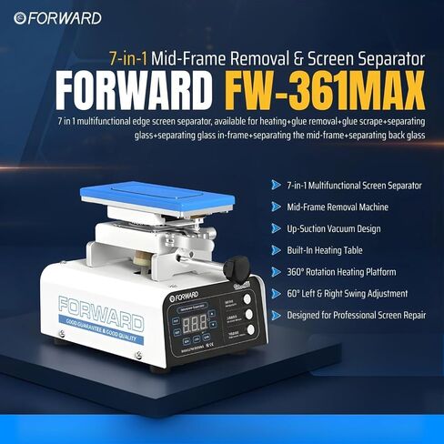 Forward FW-361 Max 7-in-1 Screen Separation Machine, Multi-Function in Saudi Arabia