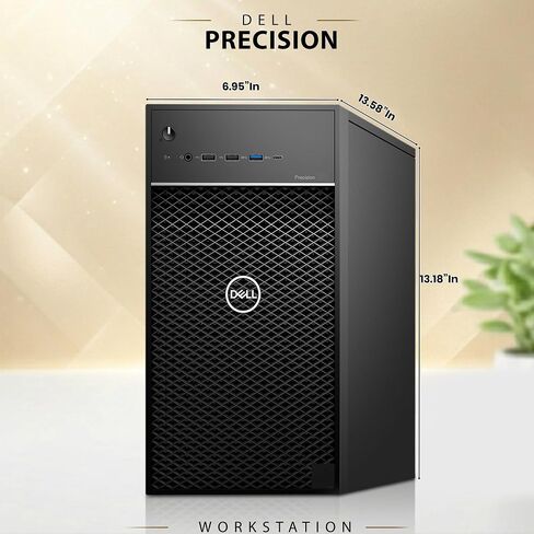 Dell Precision 3630 Tower Desktop PC – Intel Core i7-8700 8th Gen – 8GB DDR4 RAM – 128GB SSD – Keyboard & Mouse – Wi-Fi – Windows 11 Pro – Business Workstation Computer (Renewed) in Kuwait