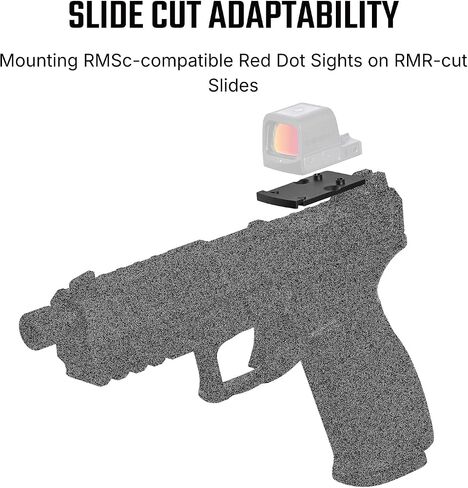 OSIGHT SE 6 MOA Green Dot Enclosed Micro Sight Bundled with OSIGHT RMR to RMSc Adapter Plate for RMR Slide Cut in Kuwait