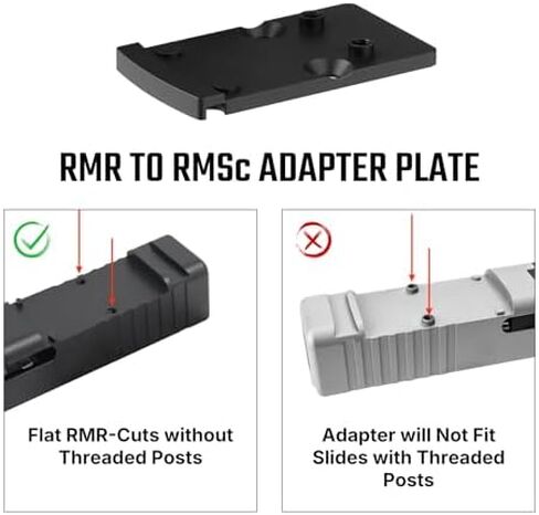 OSIGHT SE 6 MOA Green Dot Enclosed Micro Sight Bundled with OSIGHT RMR to RMSc Adapter Plate for RMR Slide Cut in Kuwait