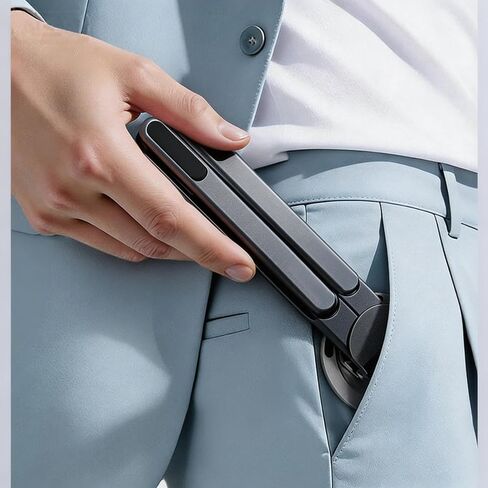 حامل كمبيوتر محمول قابل للتعديل من Beruth للمكتب، حامل ألومنيوم متوافق مع MagSafe مع قبضة مغناطيسية N52، حامل محمول لأجهزة MacBook وiPad وiPhone والكمبيوتر اللوحي، خفيف الوزن للمكتب والمنزل والسفر in Kuwait
