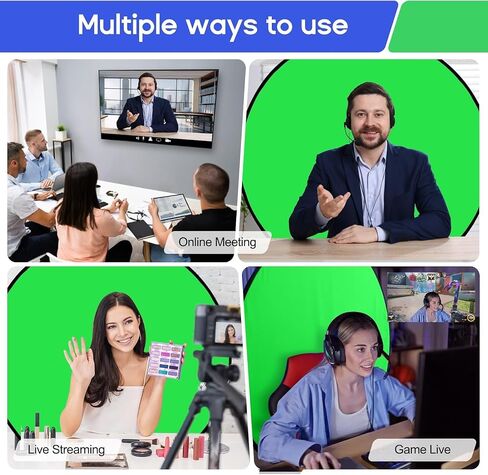 Portable Green Screen Chair, 57 in Greenscreen Backdrop with Stand Double Sided Foldable Green Background, Chroma Key, for Photography Streaming Gaming Photo Zoom Video Chats and Meeting in Kuwait