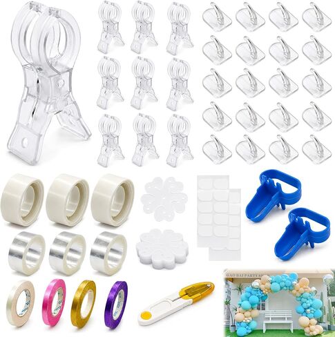 63PCS Balloon Arch Decor Kit for Birthday Wedding Baby Shower in Saudi Arabia
