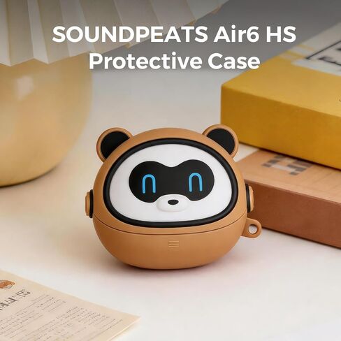 SoundPEATS Protective Case for Air6 HS Wireless Earbuds, Orange in Kuwait