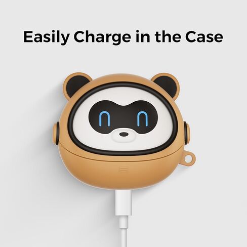 SoundPEATS Protective Case for Air6 HS Wireless Earbuds, Orange in Kuwait