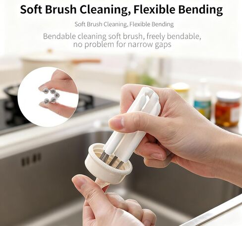 TORMEN Cleaning Brush Dust Remover Computer Vacuum Tool Multi Functional Bendable Gap Brush (3 Pcs) in Saudi Arabia
