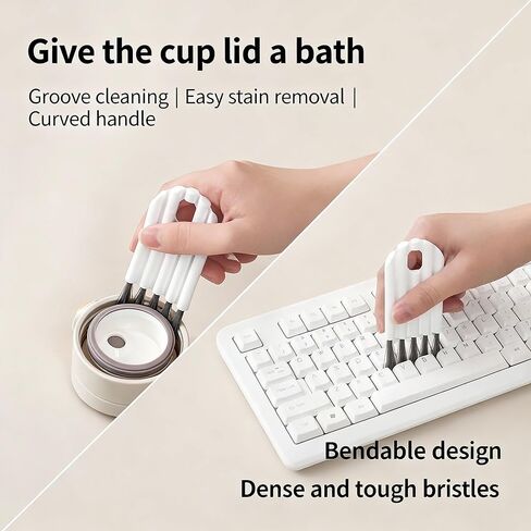 TORMEN Cleaning Brush Dust Remover Computer Vacuum Tool Multi Functional Bendable Gap Brush (3 Pcs) in Saudi Arabia