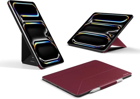 PITAKA for iPad Pro 13 Inch Case M5/M4, 5 Intuitive Angles, Folio3-Black in Saudi Arabia