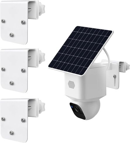 3 Pack Gutter Mount Bracket Compatible with Eufy SoloCam S340/E30/E42 and 4G LTE Cam S33, Stainless Steel Gutter Mount for Solar Security Camera, No-Drill Installation in Kuwait