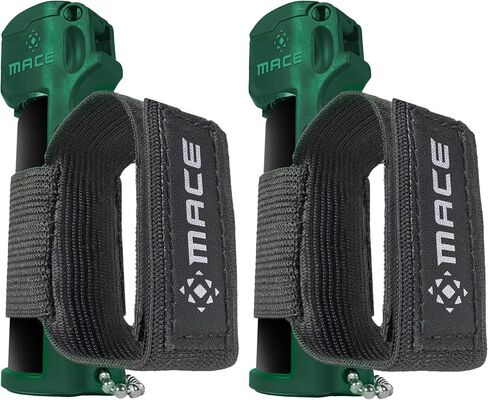 Mace Dog Repellent Spray - Dog Deterrent Self Defense Pepper Spray, EPA Registered, 0.63 oz, 10 Feet Range, Max Strength 10% OC Canine Safe Formula, Flip Top Safety Cap, Adjustable Hand Strap in Saudi Arabia