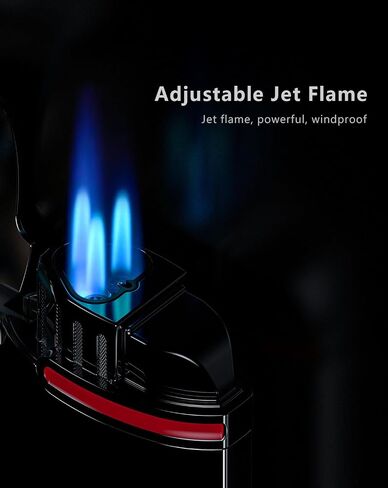 VVAY Jet Lighter, 3 Flame - Butane Refillable (Butane Gas Not Included) in Kuwait