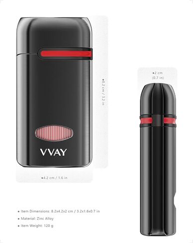 VVAY Jet Lighter, 3 Flame - Butane Refillable (Butane Gas Not Included) in Kuwait