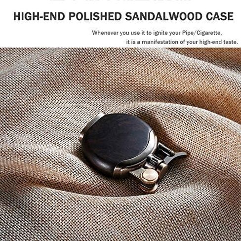 Vintage Trench Lighter, Cool Pipe Lighters Fluid Refillable, Windproof Reusable Antique Classic Flame, Unique Birthday Gifts for Men Dad Husband (Fuel NOT Included) in Saudi Arabia