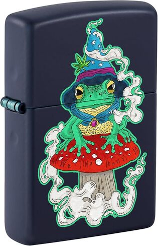 Zippo Lighter: Mushroom Frog - Navy Matte 81773 in Kuwait