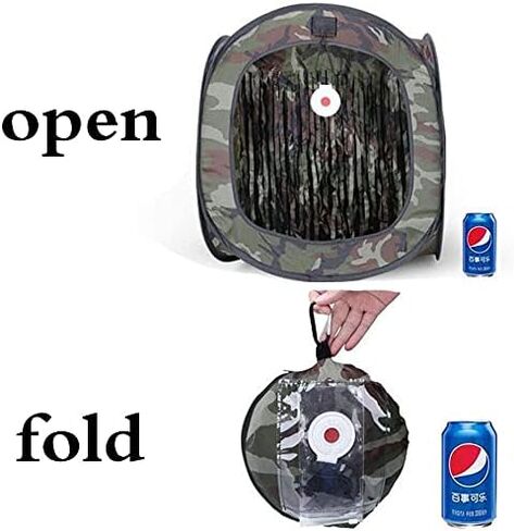Foldable Portable Airsoft Target with BB Trap, Slingshot Target Box Collection Box, Slingshot Target Box for Hanging or Standing, Reusable Training Hunting Practice Net in Saudi Arabia
