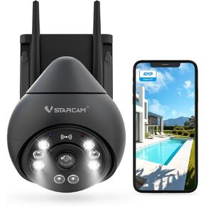VSTARCAM Indoor Security Camera with Smoke Detection, 2K UHD Smoke Detector Camera, Motion Detection, Auto Tracking, Color Night Vision, 2-Way Audio, Cloud & SD Card Storage(up to 256GB) in Saudi Arabia