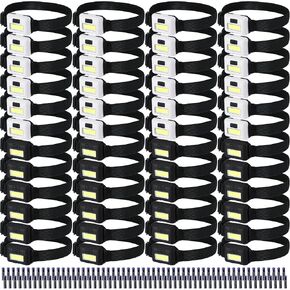 48 Pack LED Headlamp Flashlight Bright Waterproof, Multicolor in Kuwait