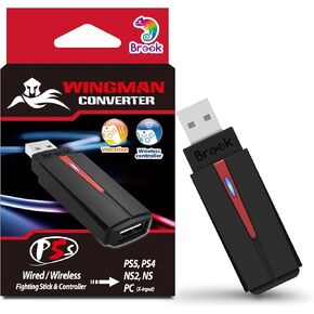 Brook Wingman P5s - P5 P4 NS2 NS PC Controller Converter with Wireless and Wired Support Vibration Six-Axis Motion Turbo Macro Remap via Converter Center Software in Kuwait