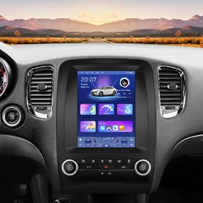 Android 14 Stereo Car Radio for Dodge Durango (2014-2020), 8Core 4G+64G GPS Navigation with 9.7 inch QLED Touchscreen via Carplay Android Auto SWC Bluetooth EQ USB in Kuwait