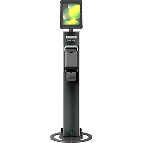 Sprocket T Print Label & Badge Printer Kiosk - Professional iPad Kiosk Stand with Brother QL Printer Integration - Anti-Theft Tablet Floor Stand for Visitor Badges & Check-Ins, iPad 11-inch (A16) in Saudi Arabia