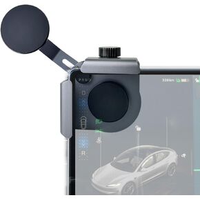 Magnetic Car Phone Holder for Tesla 3/Y/S/X Accessories Screen Phone Stand, for MagSafe Car Mount,Built-in 23 N55 Magnets,Adjustable Clamp Aluminum Alloy Hands-Free Mount Fit for All Phones in Saudi Arabia